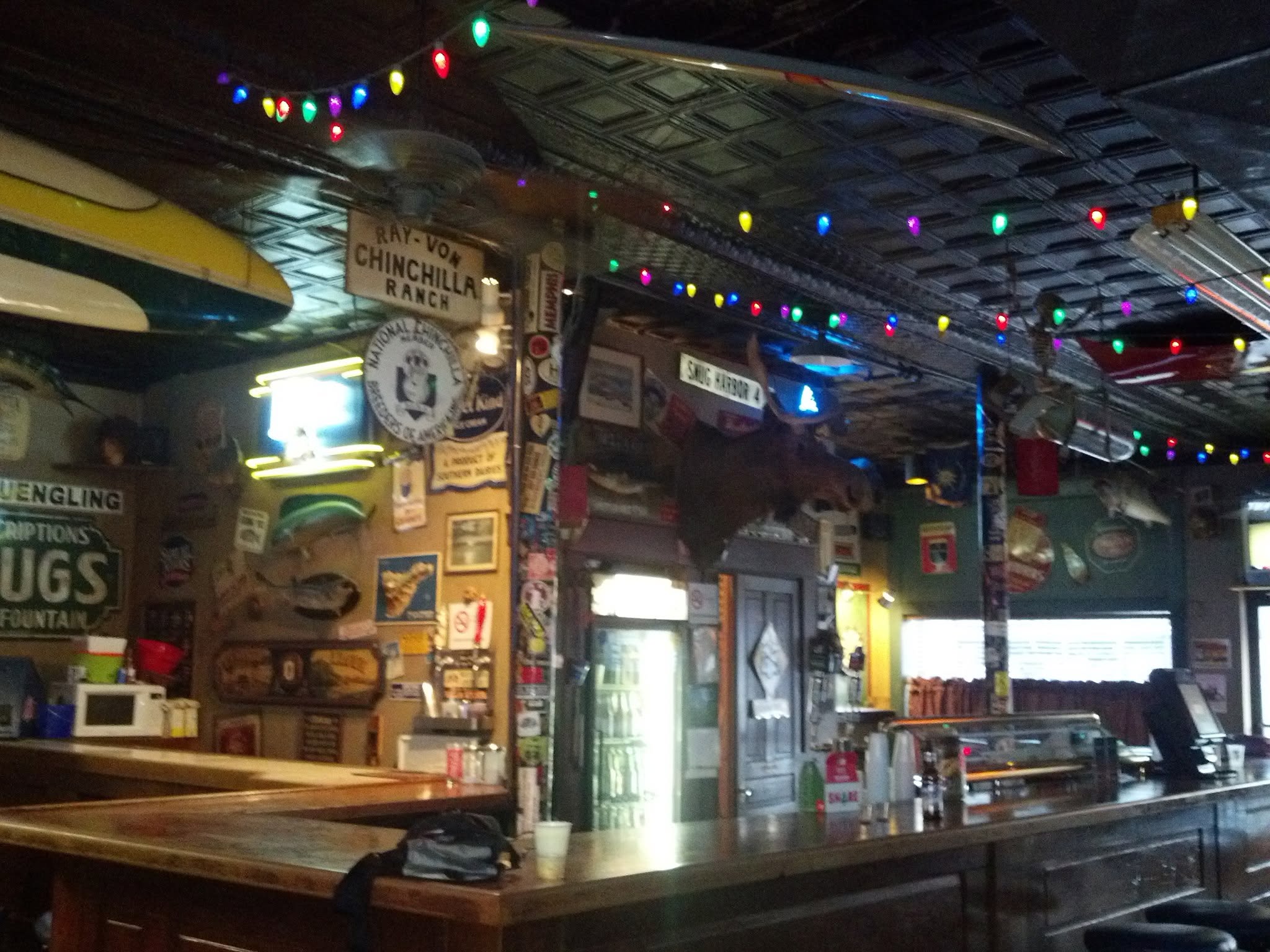 Interior of Wahoo's Tavern