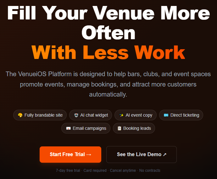 Venue iOS Sidebar Ad
