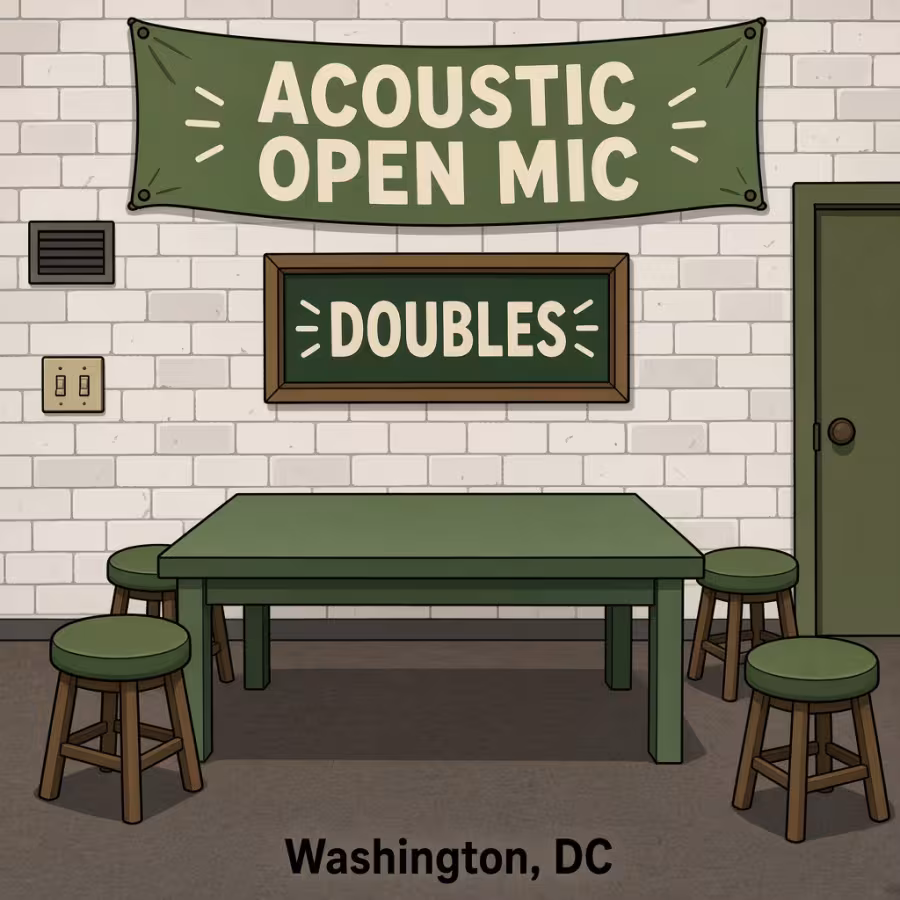 Acoustic Open Mic @ Doubles DC