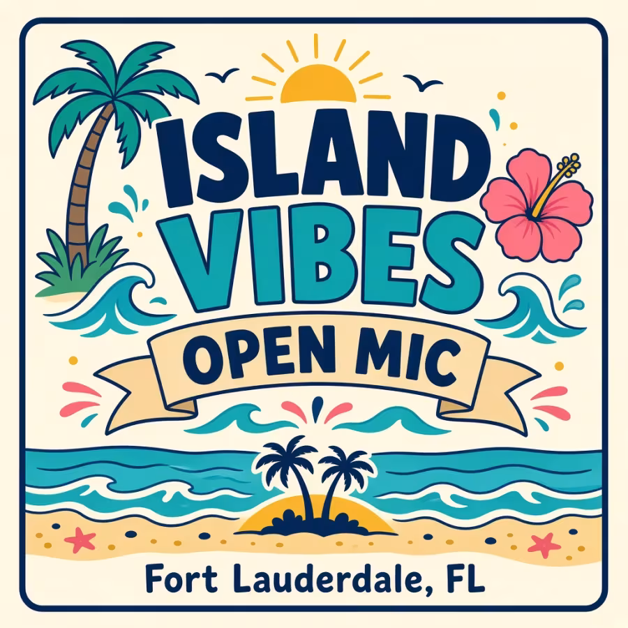 All Arts Open Mic @ Island Vibes Fort Lauderdale