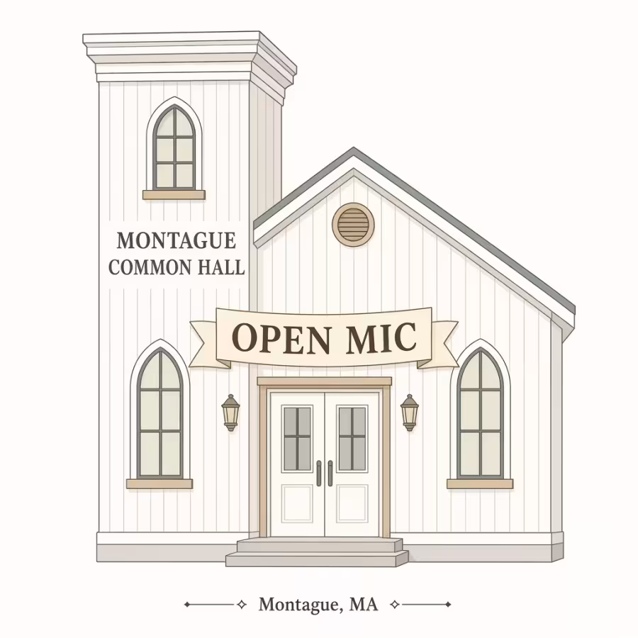 2nd Saturday Open Mic @ Montague Common Hall