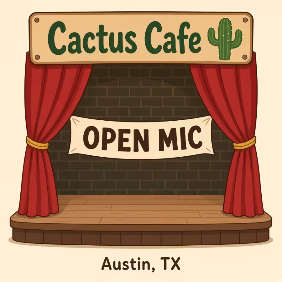 Songwriters Open Mic @ Cactus Cafe