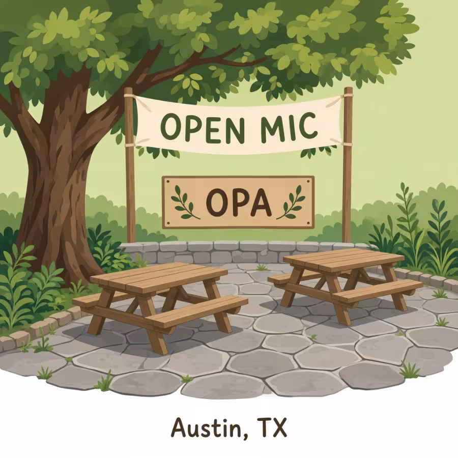 Open Mic @ Opa Greek Cafe