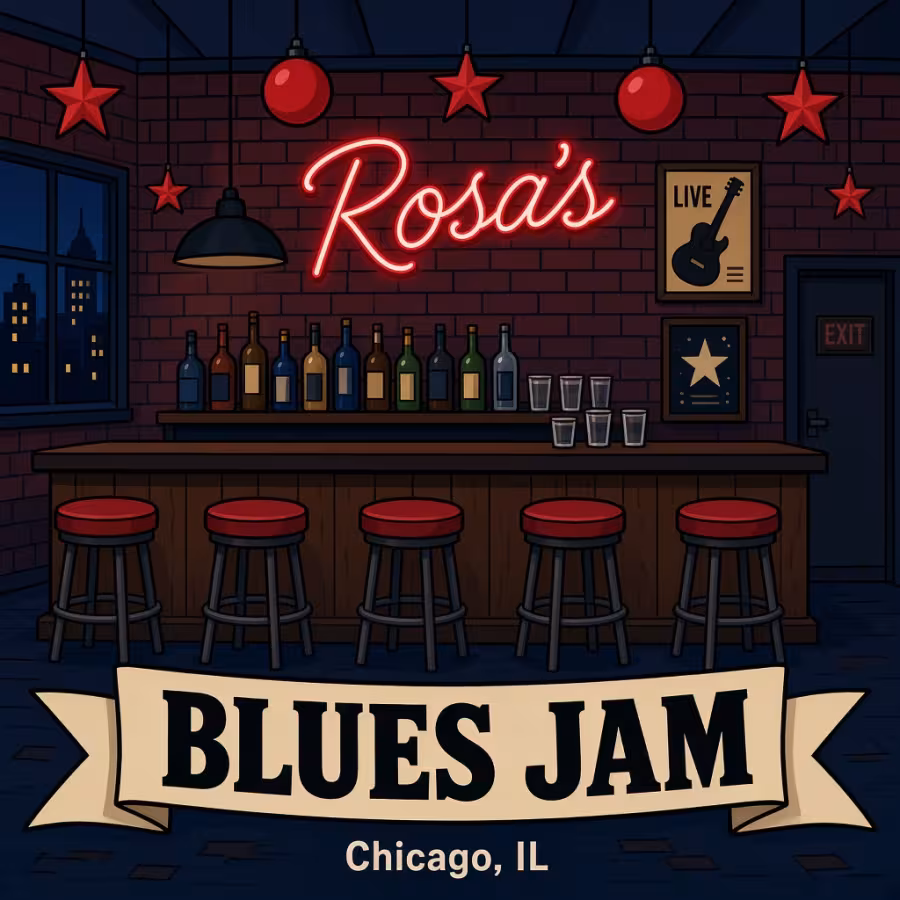 Blues Jam @ Rosa's Lounge