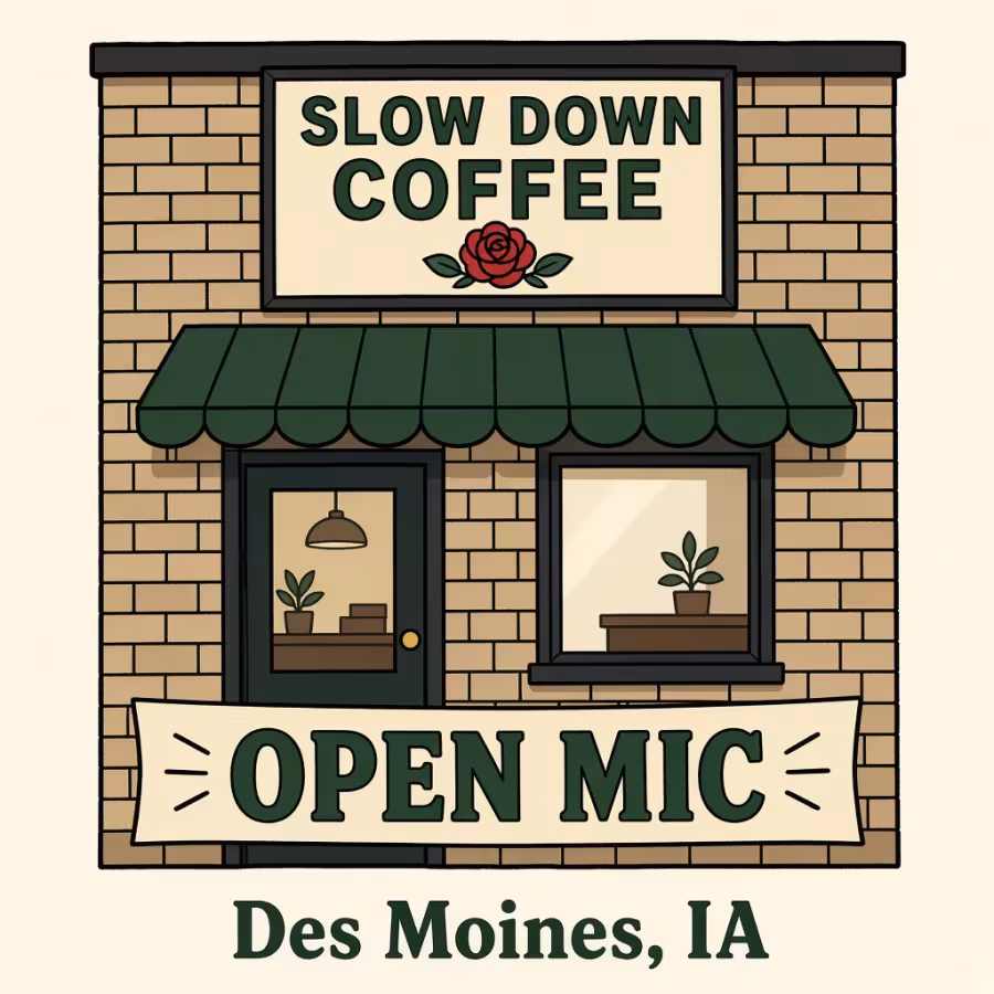 Open Mic Night @ The Slow Down Coffee Co.