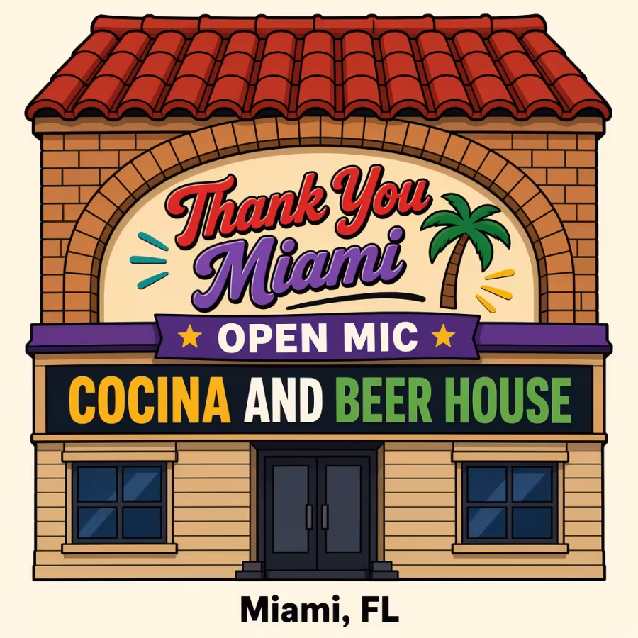 Open Mic @ Thank You Miami