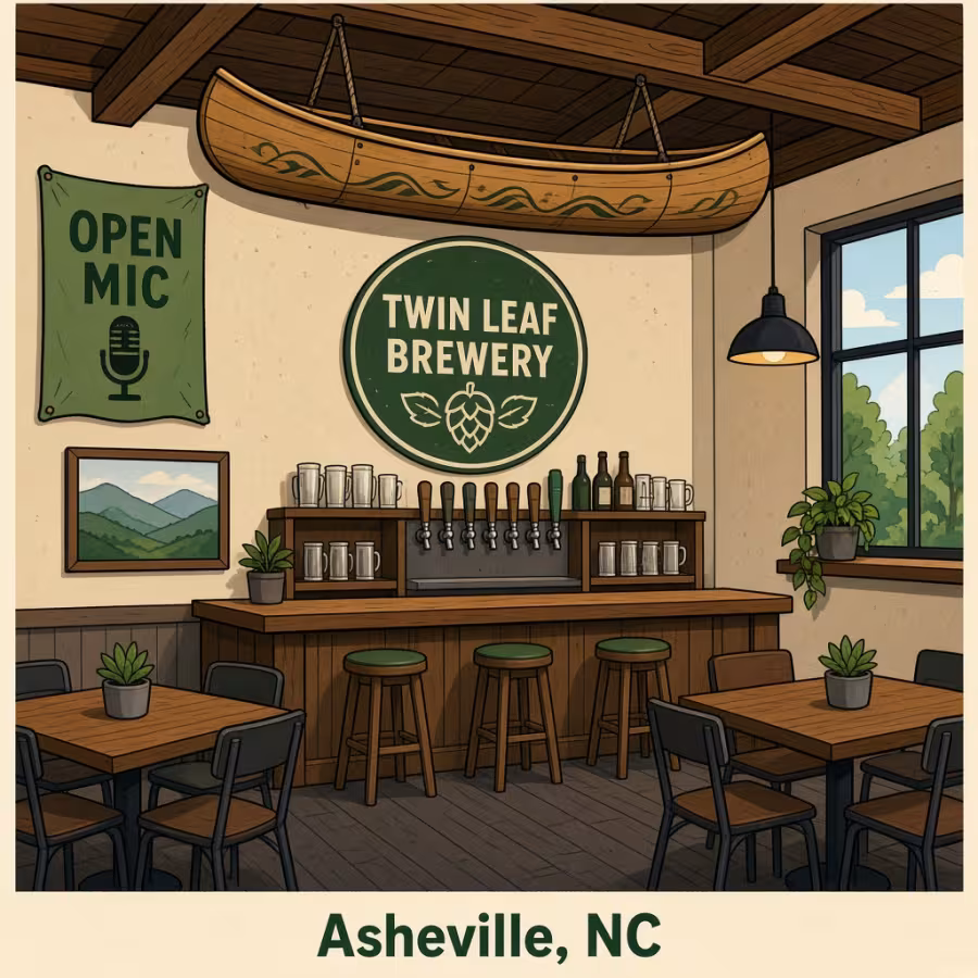 Open Mic @ Twin Leaf Brewery