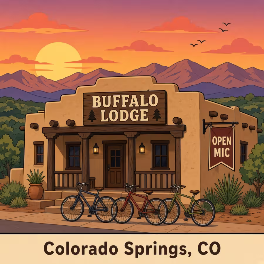 Open Mic and Jam @ Buffalo Lodge Bicycle Resort