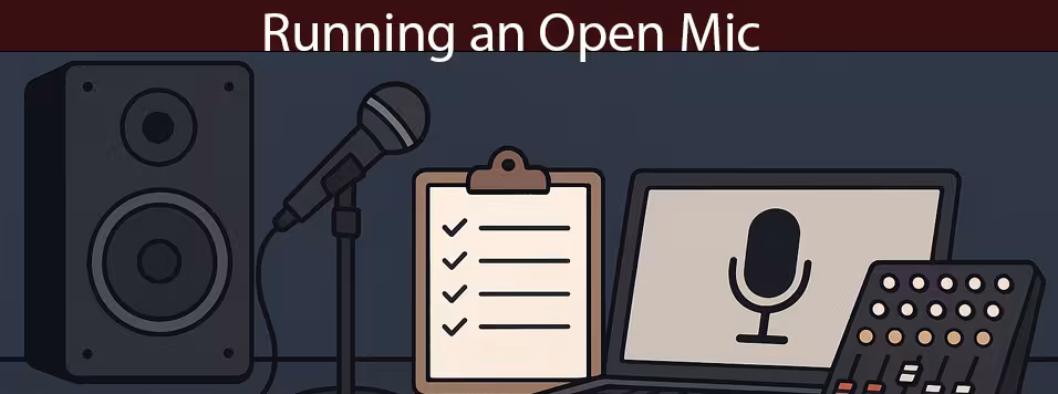 running an open mic