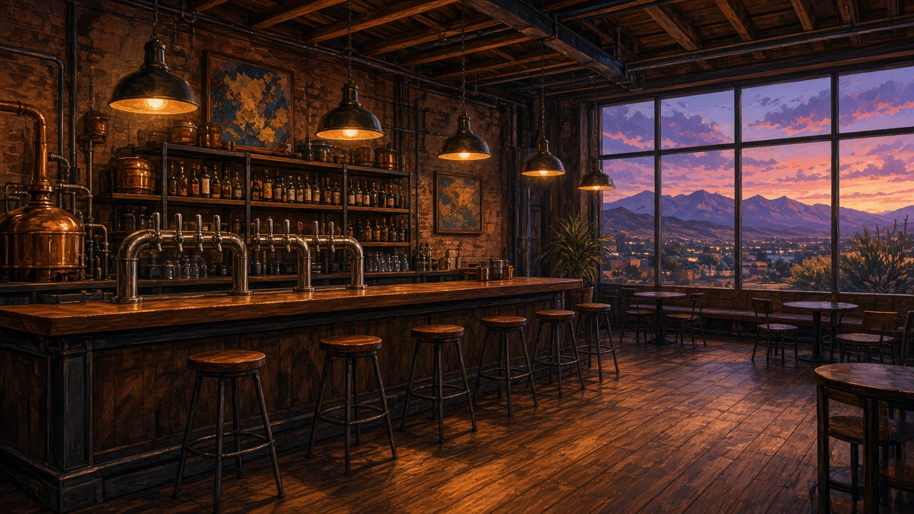10 Torr Distilling & Brewing (Reno NV) - illustrated venue hero