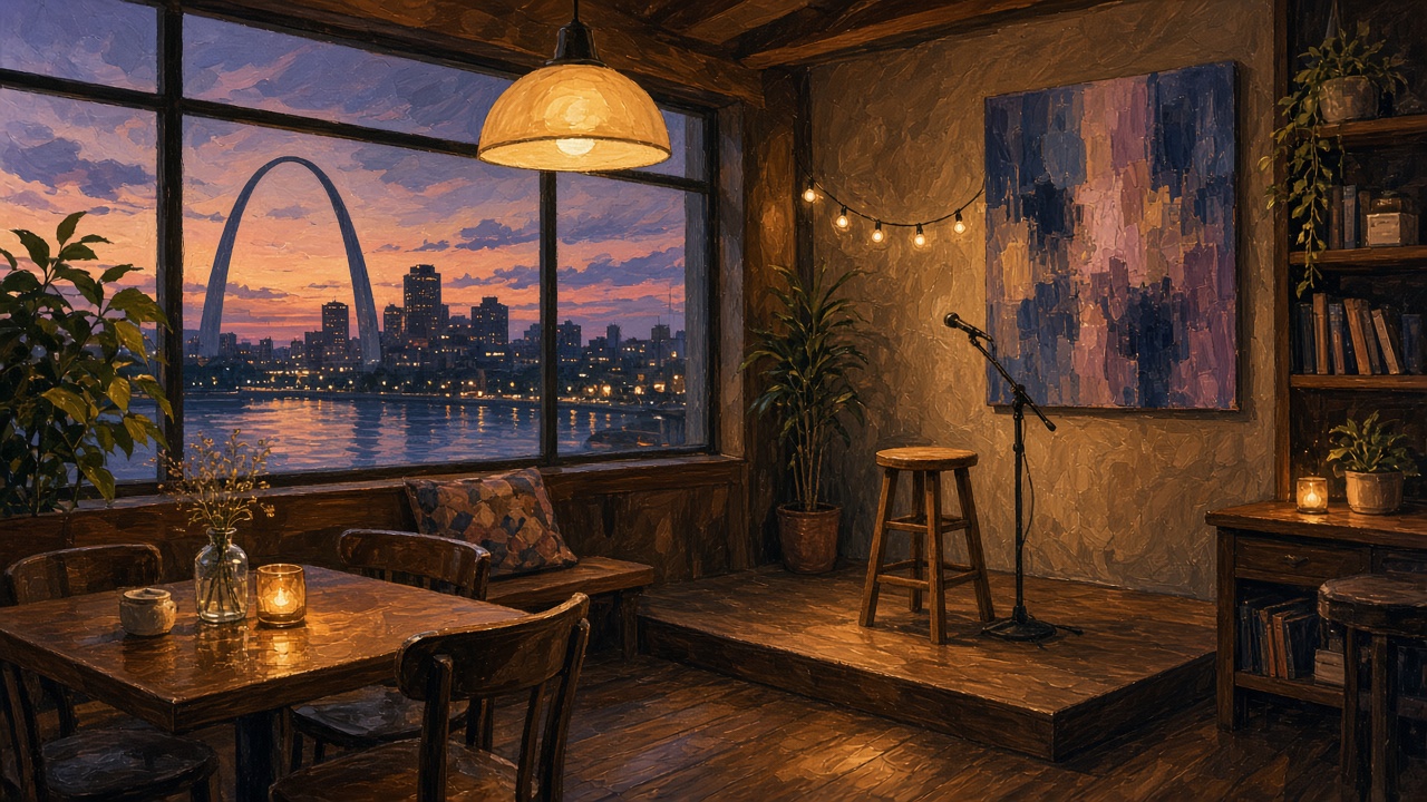 1860s Hardshell Cafe (St. Louis MO) - illustrated venue hero