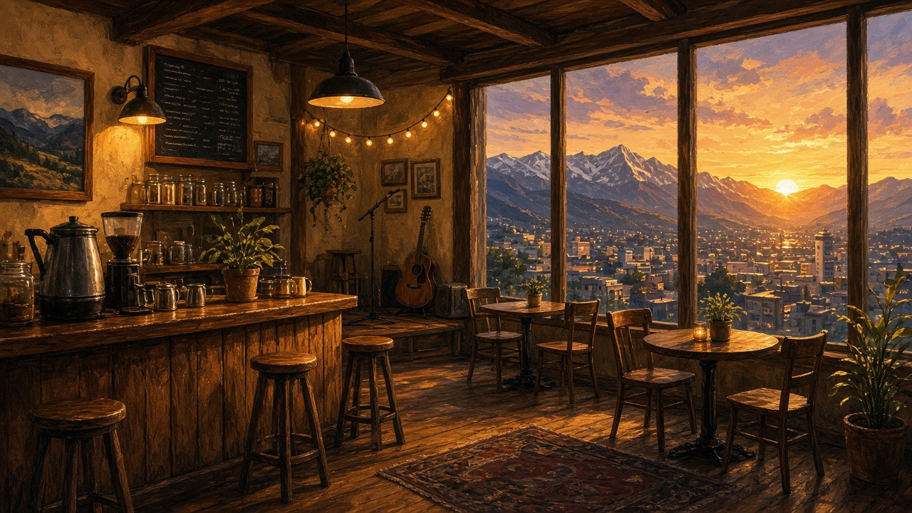 Alchemy Coffee (Salt Lake City UT) - illustrated venue hero
