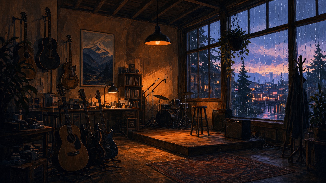 Artichoke Music (Portland OR) - illustrated venue hero