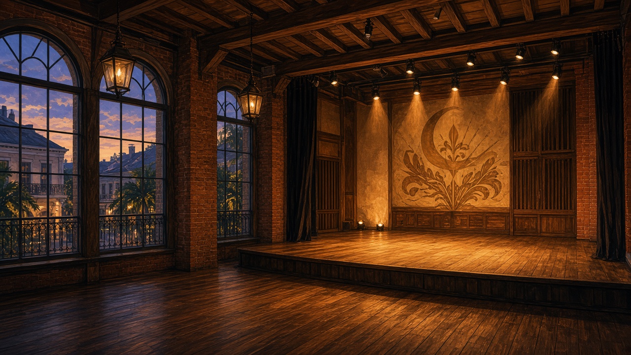 Ashe Cultural Arts Center (New Orleans LA) - illustrated venue hero