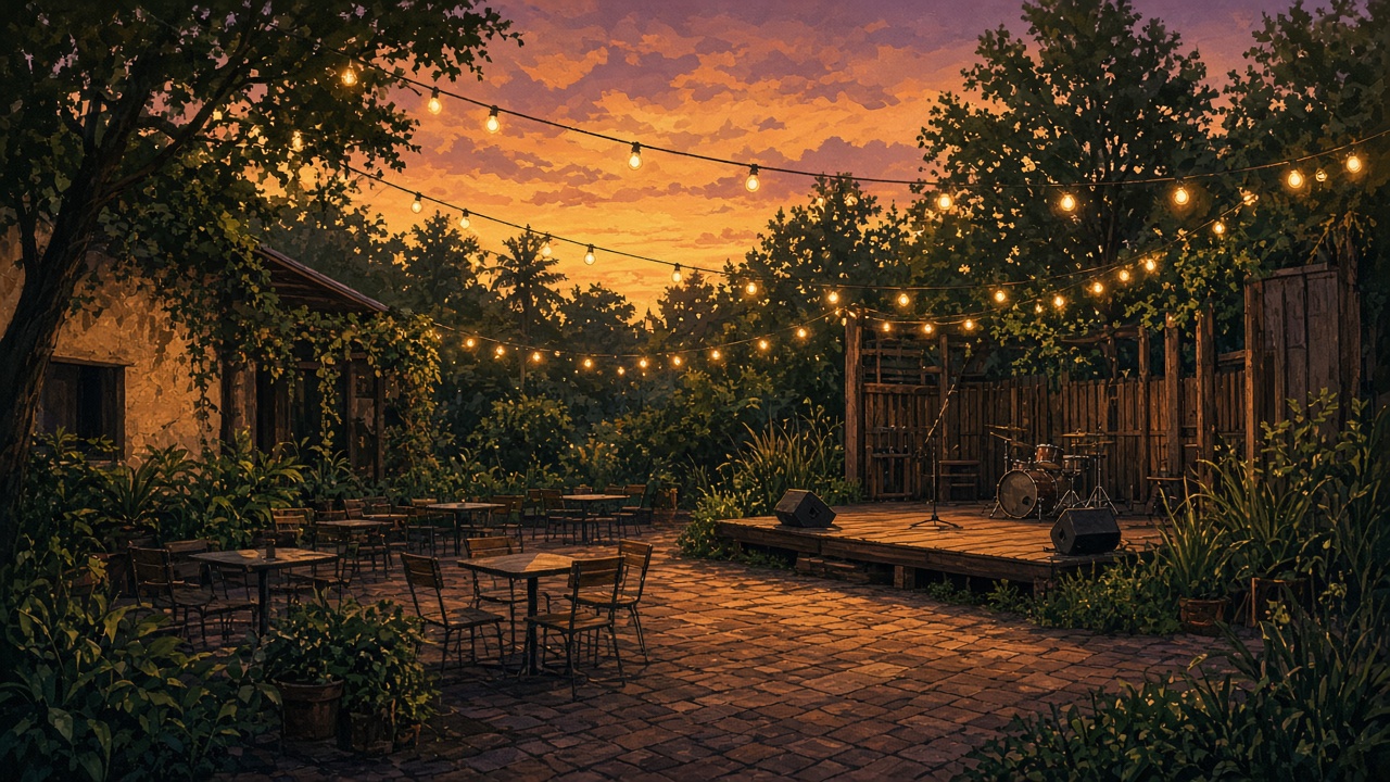 AvantGarden (Houston TX) - illustrated venue hero
