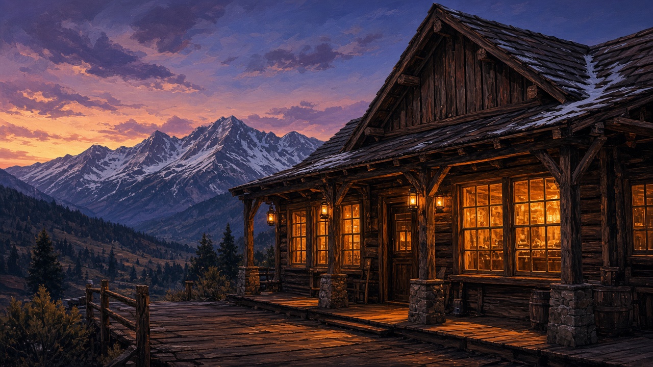 Million Dollar Cowboy Bar (Jackson WY) - illustrated venue hero